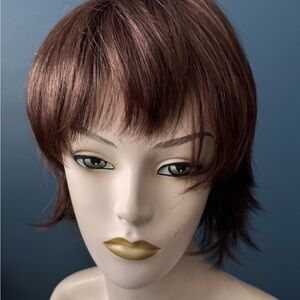 Short Brown Wig for Women Paige 637T Rum Rasin